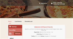 Desktop Screenshot of pizzeriapinocchio.net