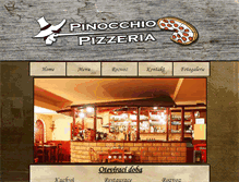 Tablet Screenshot of pizzeriapinocchio.cz